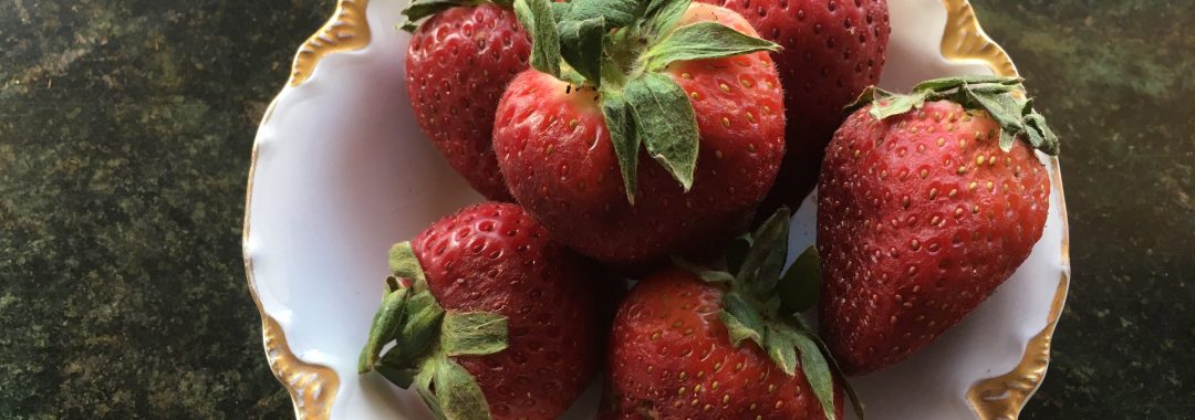 Strawberries with Basil and Balsamic