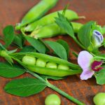 Snap Peas with Pesto and Pine Nuts –serves 4-6