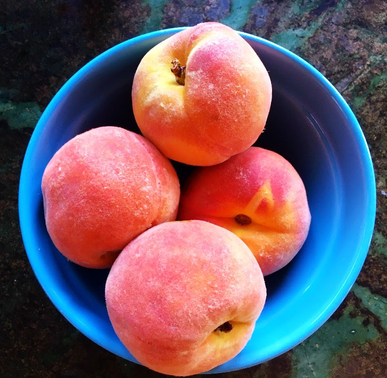 Peach, Goat Cheese, and Prosciutto Bruschetta - Chrysalis Herbs