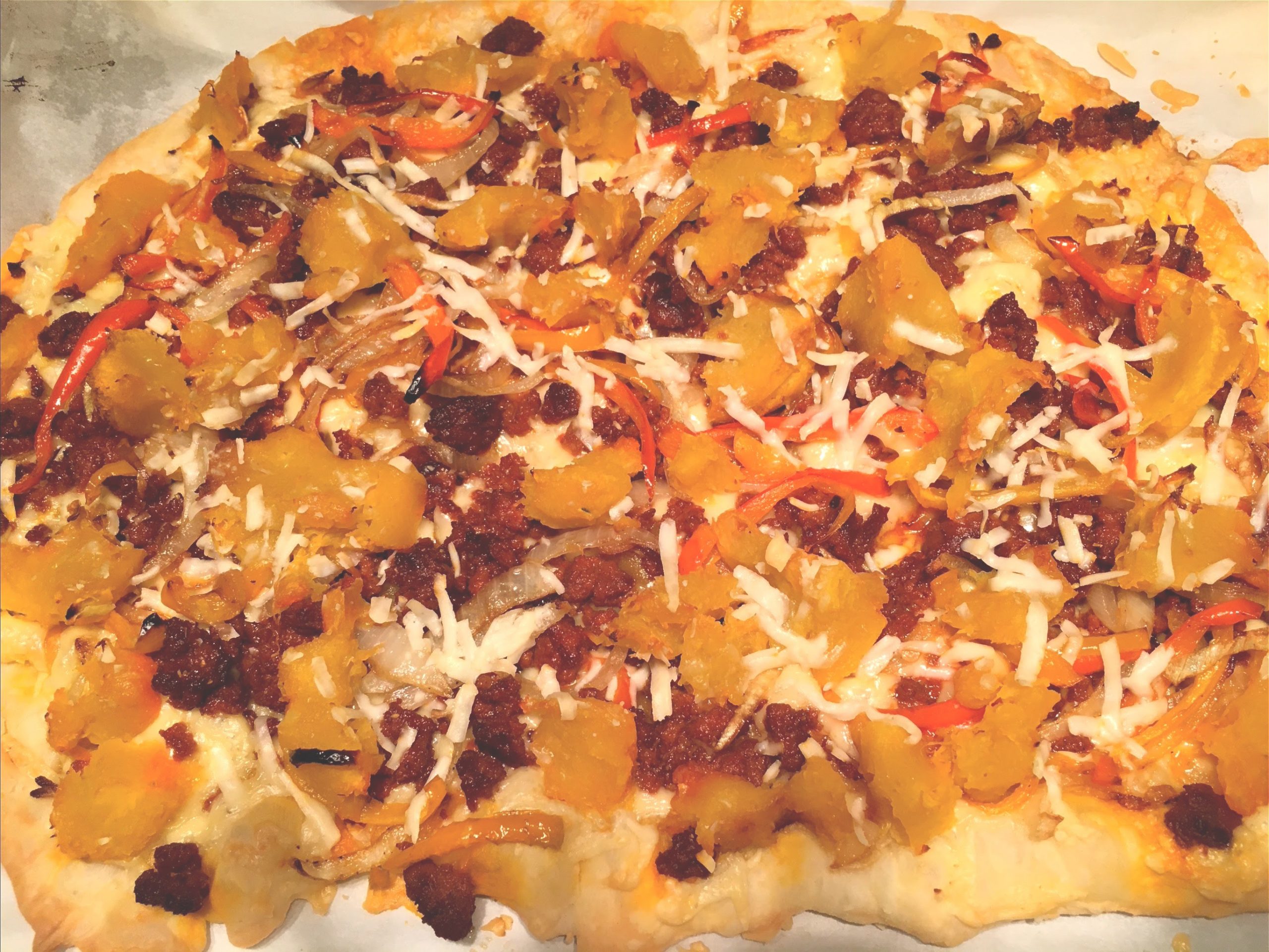 Squash, Chorizo, and Sage Tart - Chrysalis Herbs