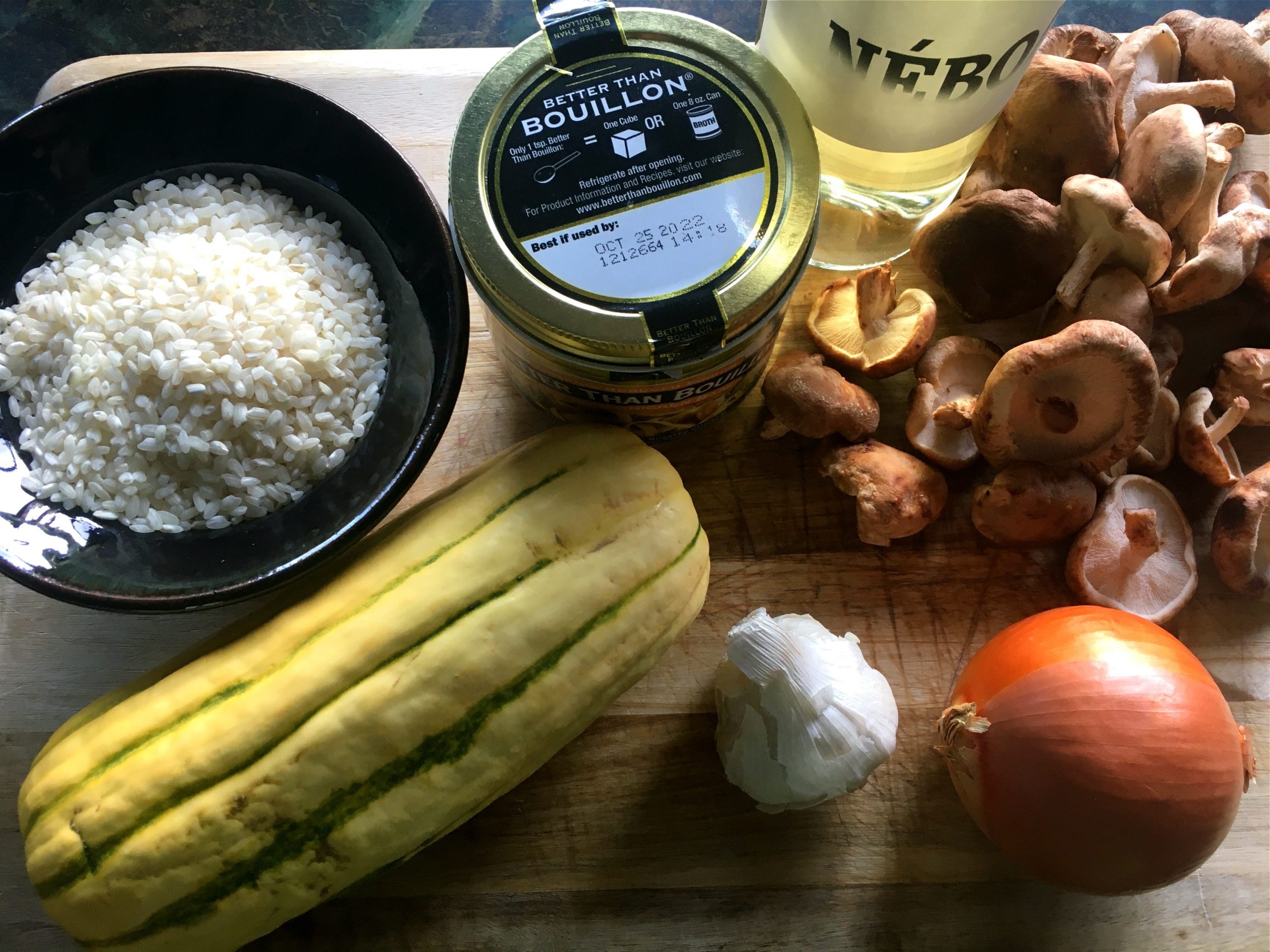 Shitake Mushroom & Winter Squash Risotto - Chrysalis Herbs