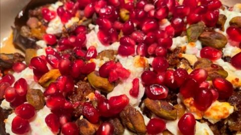 Stuffed Mideastern eggplant
