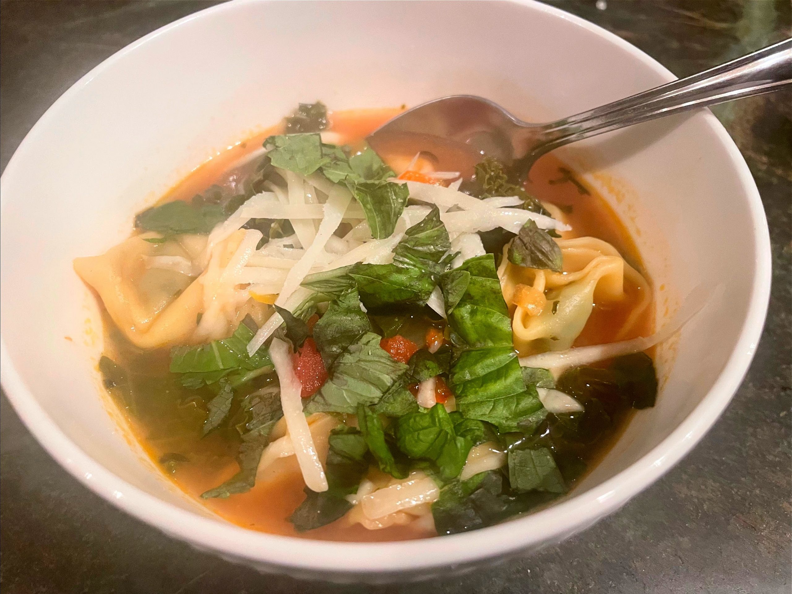 Tortellini Veggie Soup - Chrysalis Herbs