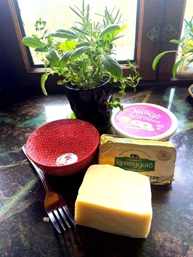 Homemade Boursin Cheese - Chrysalis Herbs