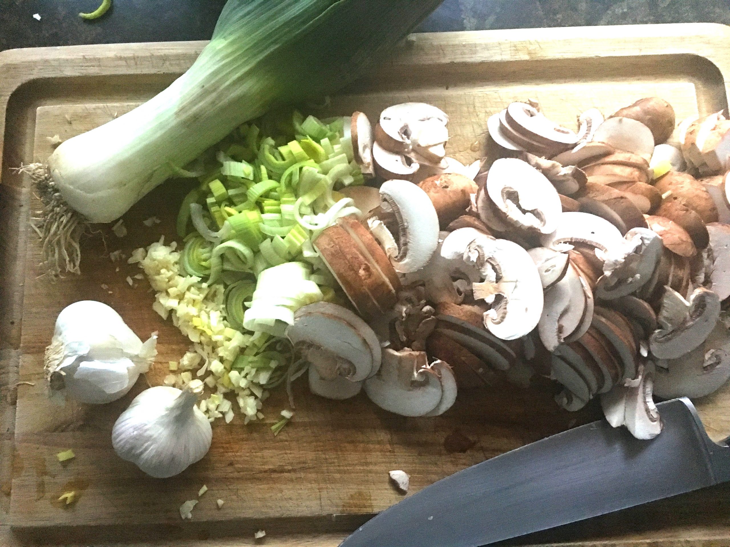 Creamy Mushroom Ragu with Polenta - Chrysalis Herbs