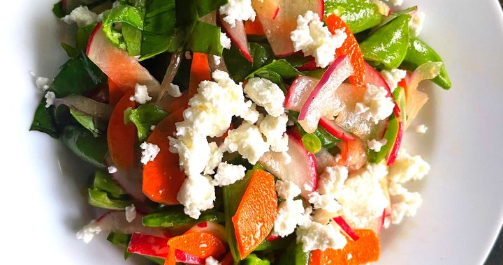 Spring Sugar Snap Pea Salad