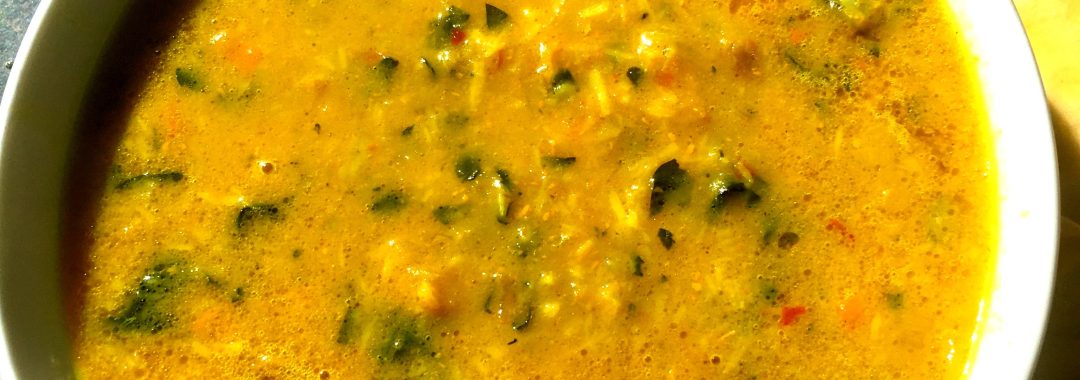 Creamy Lentil Soup with Turmeric