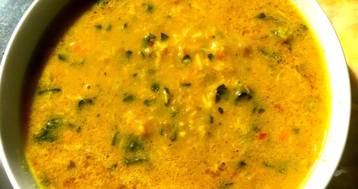 Creamy Lentil Soup with Turmeric